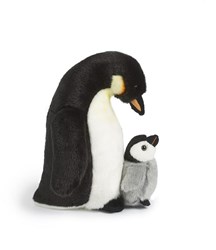 Living Nature Kuscheltier Pinguin mit Jungtier - Plüschtier