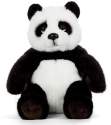 Living Nature Kuscheltier Panda sitzend - realistisches Plüschtier
