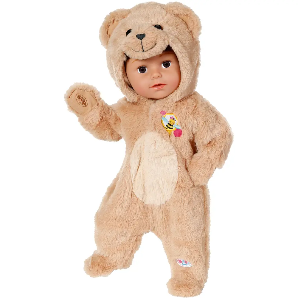 BABY born Bärenanzug Puppenkleidung 43cm - kuscheliges Verkleidungsset