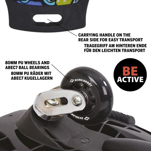 Schildkröt waveboard graffiti Good Vibes - Funsport Spielzeug-3