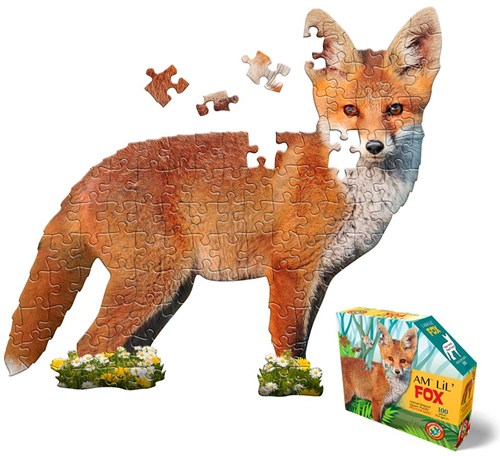 MAD CAPP Puzzle Fuchs - Tierpuzzle Karton 100 Teile