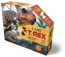 MAD CAPP Dinosaurier Puzzle T-Rex 100 Teile Karton