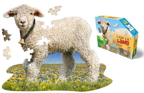 MAD CAPP Puzzle Lamm - Tierpuzzle Karton 100 Teile