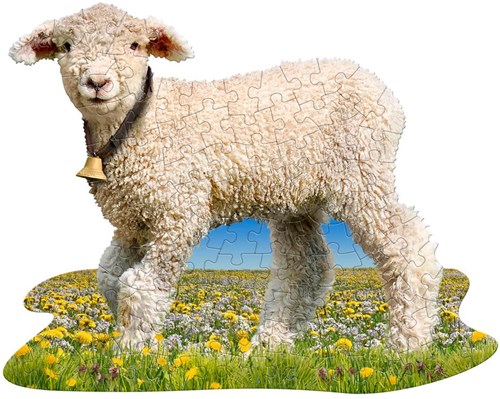 MAD CAPP Puzzle Lamm - Tierpuzzle Karton 100 Teile-2