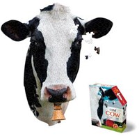 MAD CAPP Puzzle Kuh Mini 100 Teile Karton Kinder Erwachsene-3