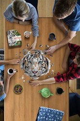 MAD CAPP Puzzle weiße Tiger - Jigsaw 300 Teile Mini