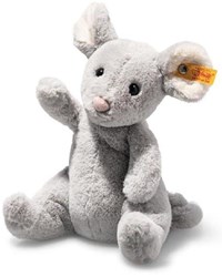 Steiff Plüschmaus Cheesy grau - Kuscheltier 19 cm - CE geprüft