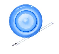 Eureka Jonglier-Teller Spielzeug mit Stab - blau - Jonglieren lernen