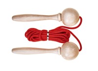 Acrobat 515834 Springseil, verstellbar, 3 m, rot
