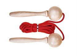 Acrobat 515834 Springseil, verstellbar, 3 m, rot