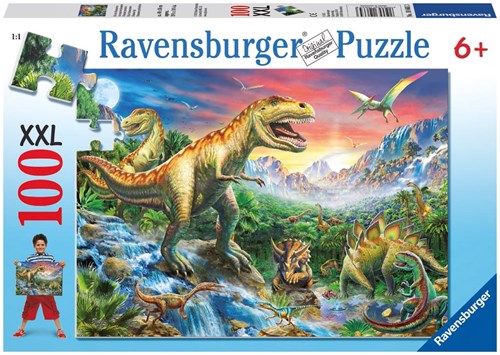 Ravensburger Dinosaurier XXL Puzzle - 100 Teile Kinderpuzzle