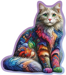 Wooden.City Holzpuzzle - Soft Cat Tierpuzzle 150 Teile
