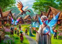 Wooden.City Puzzle Fantasy Village - Holzpuzzle 1000 Teile-3