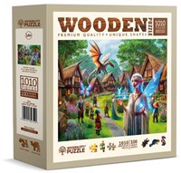 Wooden.City Puzzle Fantasy Village - Holzpuzzle 1000 Teile-2