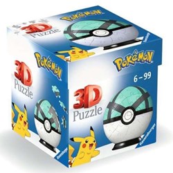 Ravensburger Pokémon Net Ball - 3D Puzzle mit Licht, 54 Teile