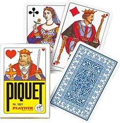 Piatnik Spielkarten piquet - klassisches Kartenspiel Einzeldeck