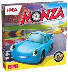 Haba Brettspiel Monza 2.0 - buntes Rennspiel für Kinder