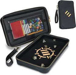 Enhance Gaming Tabletop RPGs Community Dice Organizer Case  XL Rolling Tray