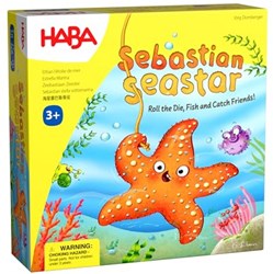 Haba Lernspiel Sebastian Seastar - buntes Karton-Brettspiel für Kinder