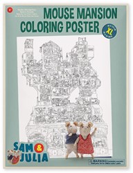 Het Muizenhuis Malposter Sam und Julia - XL Ausmalbild für Kinder