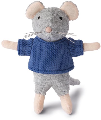Het Muizenhuis Kuscheltier Sam - Plüschmaus Puppe 12cm Spielzeug