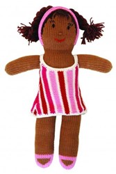 Global Affairs Kuscheltier Bibi Beach gestrickt 36 cm Spielzeug Puppe