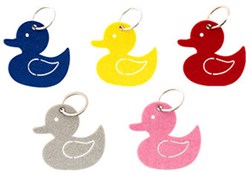 Global Affairs Schlüsselanhänger Ente Accessoire - bunte Farben