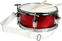 Goki Metalltrommel rot - Spielzeug Musikinstrument für Kinder-2