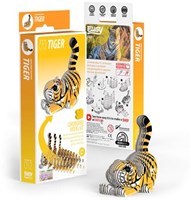 Eugy 3D Bastelset Tiger - kreatives Spielzeug Basteln