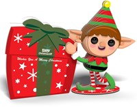 Eugy 3D Puzzle - Weihnachts-Elf Bastelset für Kinder und Erwachsene-2