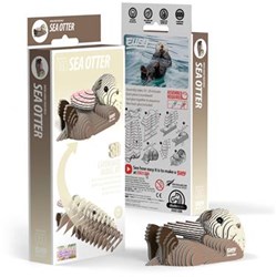 Eugy 3D Bastelset Seeotter - kreatives Bastelspielzeug für Kinder