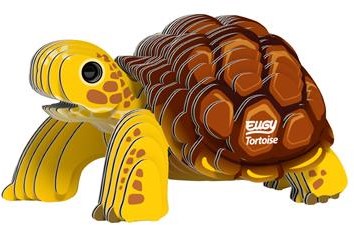 Eugy 3D Puzzle Schildkröte - nachhaltiges Kartonspielzeug-3