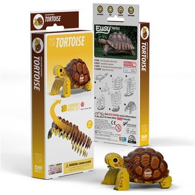 Eugy 3D Puzzle Schildkröte - nachhaltiges Kartonspielzeug