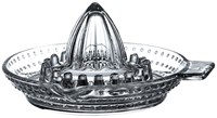 Citruspresse Glas transparent - manuelle Fruchtpresse mit Ausgießer-2