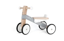 Bajo Laufrad Holz ride-on weiß-grau für Kinder