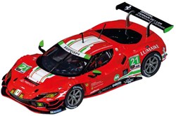 Carrera Ferrari 296 GT3 Rennwagen rot 1:32 mit Beleuchtung