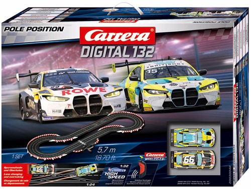 Carrera Rennbahn Digital 132 BMW M4 GT3 kabellos 5,7 Meter