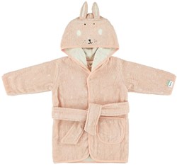 Trixie Kinderbademantel Baumwolle 1-2 Jahre Mrs. Rabbit mit Kapuze