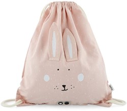 Trixie Turnbeutel - Kindergymtasche Mrs. Rabbit - wasserabweisend - rosa