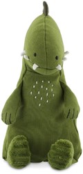 Trixie Kuscheltier klein - Dinosaurier Plüschspielzeug - Mr. Dino - Bio-Baumwolle