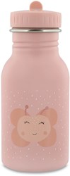 Trixie Trinkflasche Kinder Edelstahl 350ml Mrs. Butterfly rosa auslaufsicher Schmetterling