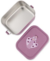 Trixie Brotdose klein Lunchbox für Kinder Mrs. Peacock Edelstahl-3