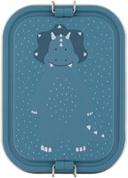 Trixie Brotdose Lunchbox für Kinder - Mr. Triceratops - Edelstahl - Blau - Dino