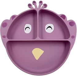Trixie Silikon Baby Teller mit Fächern und Saugnapf Mrs. Peacock
