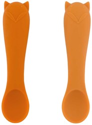 Trixie Baby Löffel Silikon Set Mr. Fox ergonomisch 2 Stück