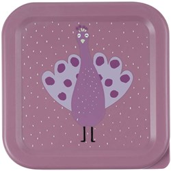 Trixie Snackbox Set - 3-teiliges Lunchbox-Set Mrs. Peacock für Kinder