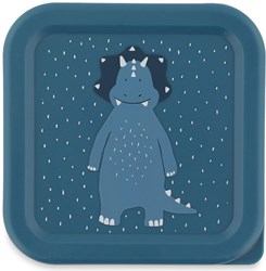 Trixie Snackbox Set - 3-teiliges Brotdosen Set Mr. Triceratops blau