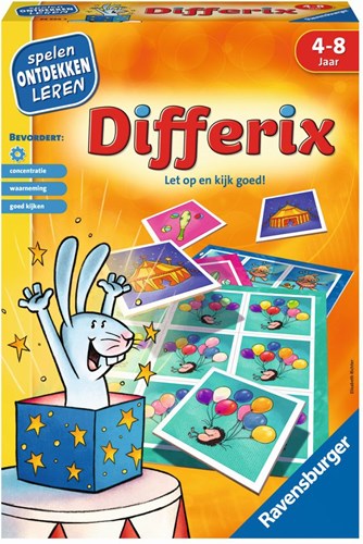 Ravensburger Lernspiel Differix für Kinder - pädagogisches Spiel ab 4 Jahren