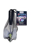 Eureka Diabolo Spielzeug mit LED Beleuchtung und Aluminium Stäben - Jonglieren-3