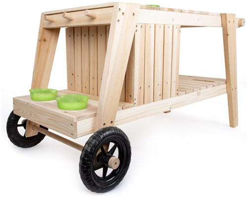 Small Foot Outdoor-Matschküche mit Rädern und Zubehör-2